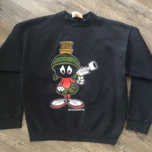 VTG 90s Marvin The Martian Looney Tunes Sweatshirt